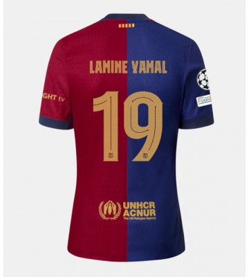 Barcelona Lamine Yamal #19 Hjemmebanetrøje 2024-25 Kort ærmer